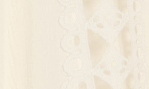 Vince Camuto Lace Inset Topper In Neutral