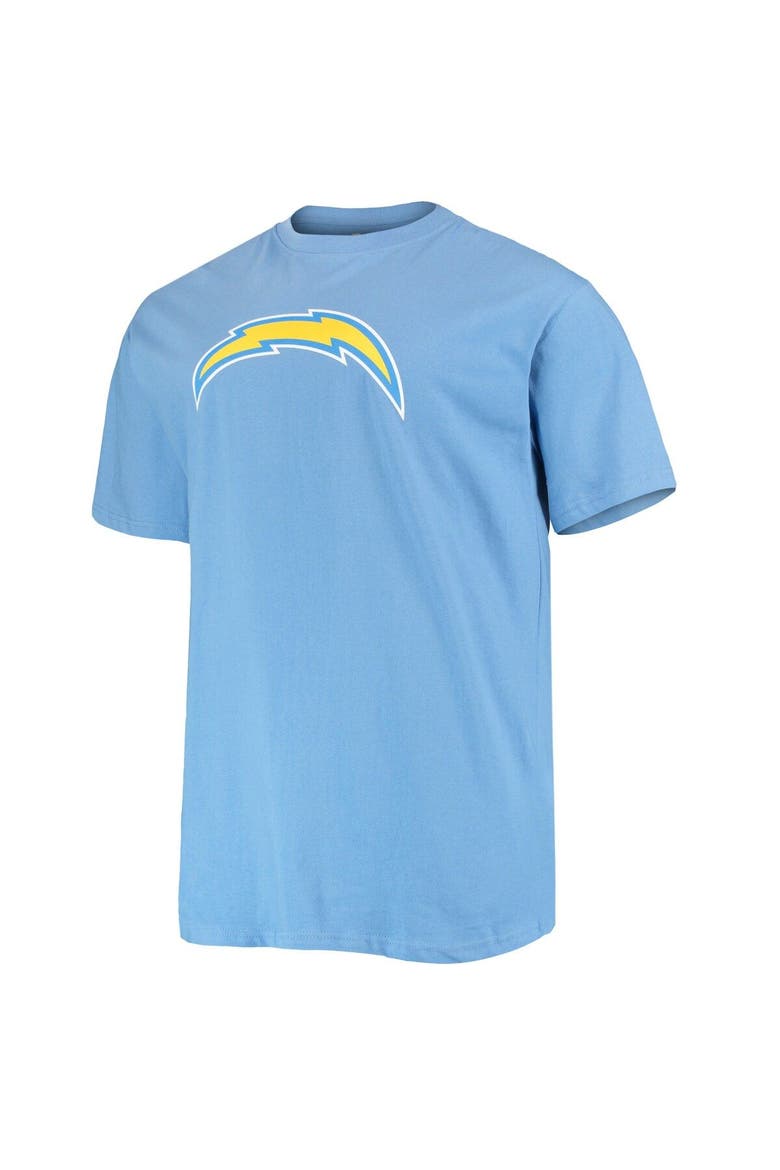 Men's Fanatics Branded Justin Herbert Powder Blue Los Angeles Chargers Big & Tall Player Name & Number T-Shirt, Alternate, color, Powder Blue