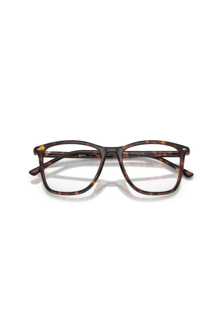 54mm Square optical glasses, Alternate, color, Tortoise