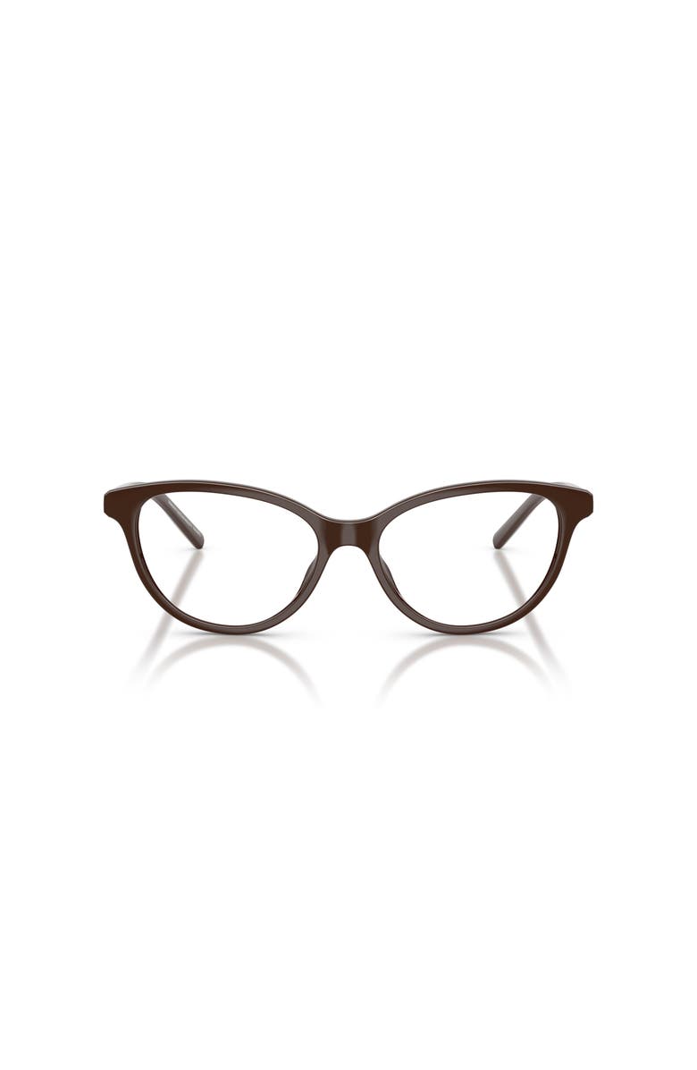 Armani Exchange 54mm Cat Eye optical glasses, Alternate, color, Brown
