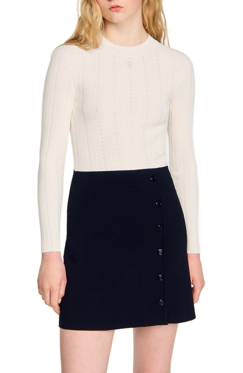 SANDRO Knit dress, Main, color, 