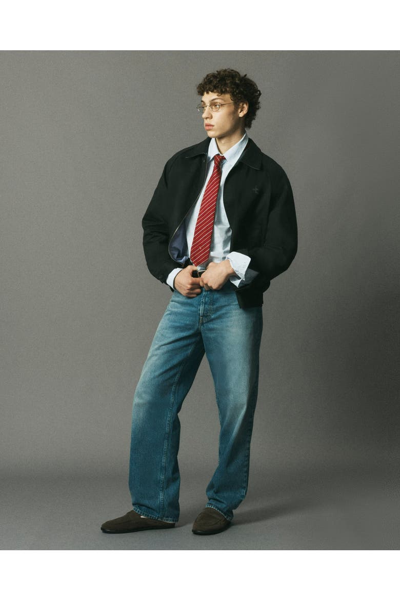 Harrington Jacket, Alternate, color, Black