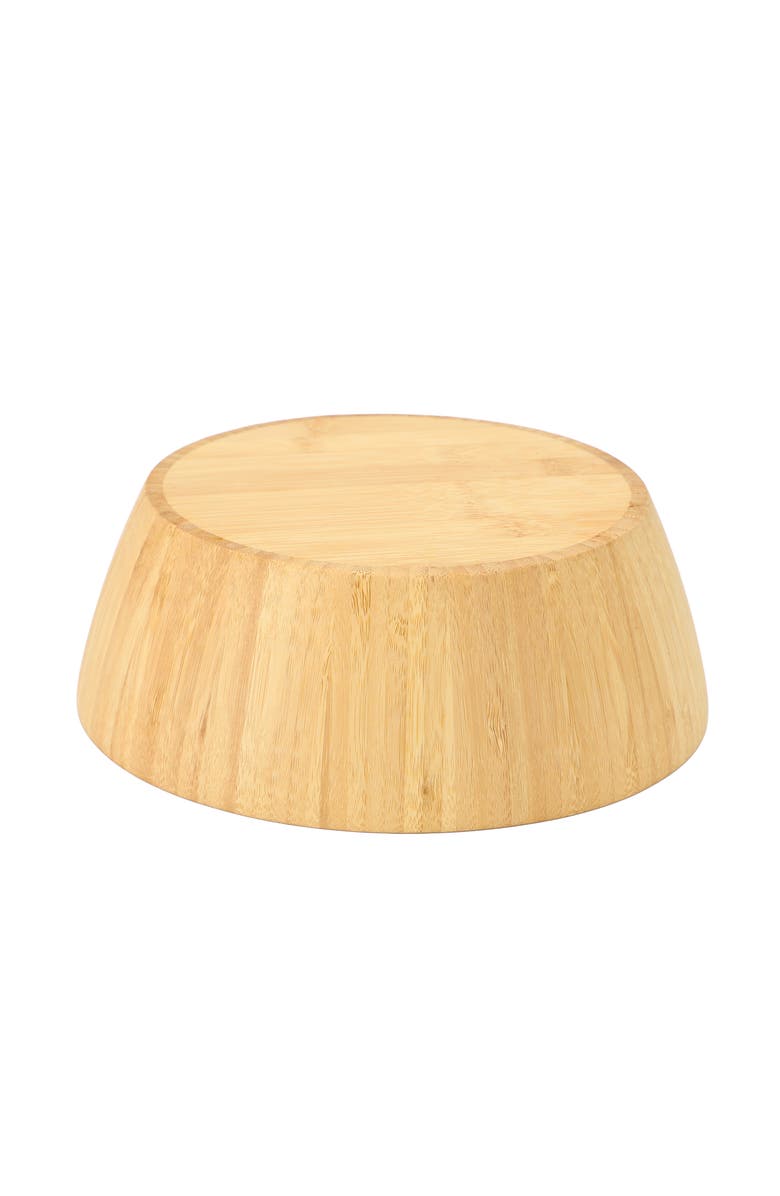 Megachef 4 Piece 8 Inch Wood Salad Bowl Set, Alternate, color, Bamboo