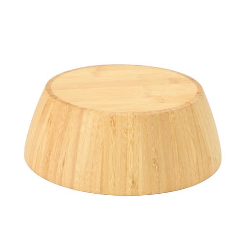 Megachef 4 Piece 8 Inch Wood Salad Bowl Set In Brown