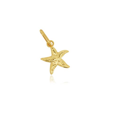 Gold Starfish Charm
