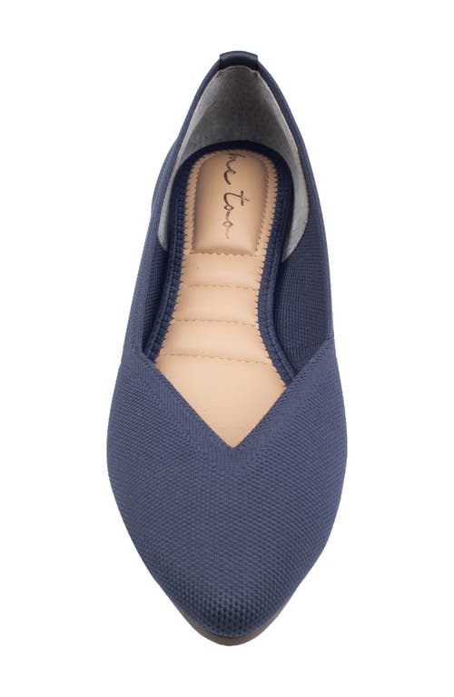 Me Too Alivia Pointed Toe Flat In Blue