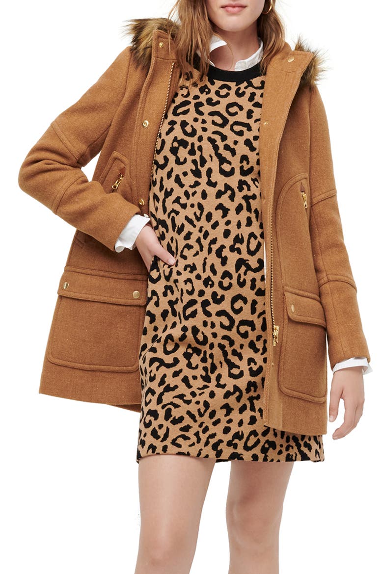 Chateau Stadium Cloth Parka, Main, color, HEATHER ACORN