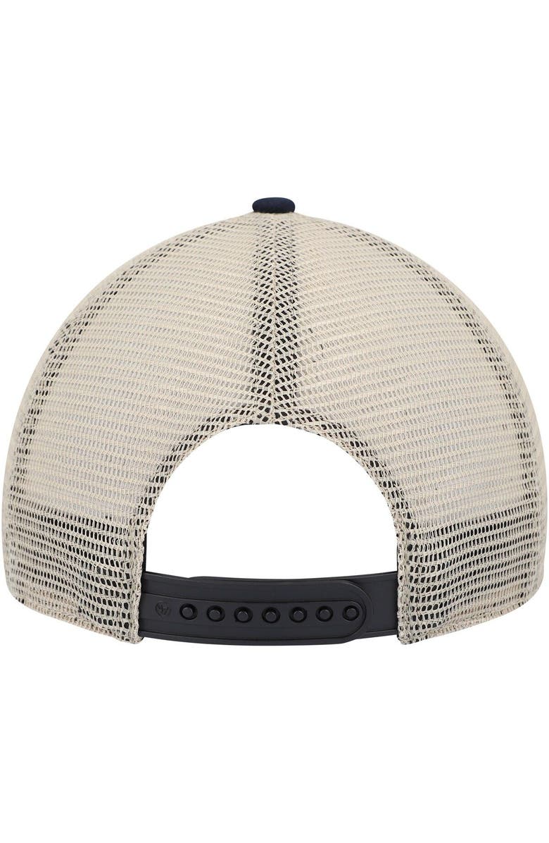 '47 Men's '47 Black/Natural Toronto Raptors Four Stroke Clean Up Snapback Hat, Alternate, color, 