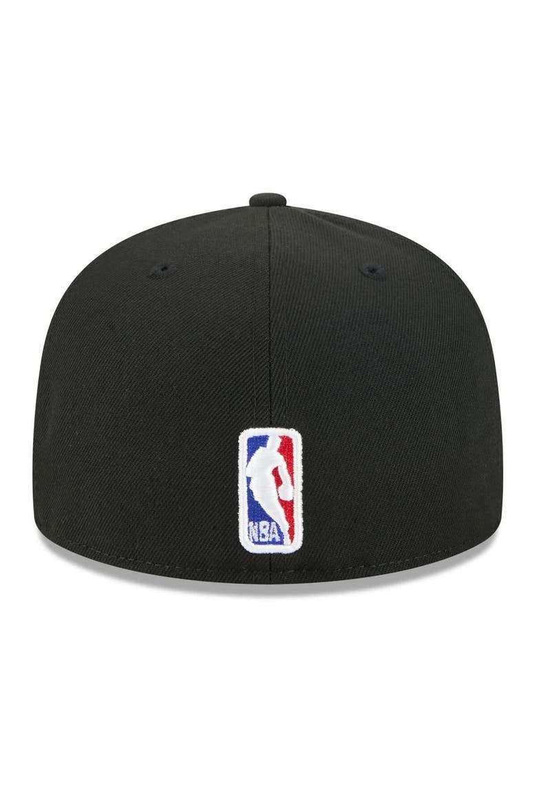 Men's New Era Black Atlanta Hawks 2025/26 City Edition 59FIFTY Fitted Hat, Alternate, color, Black