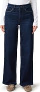 PAIGE Anessa Braided Pocket High Waist Wide Leg Jeans