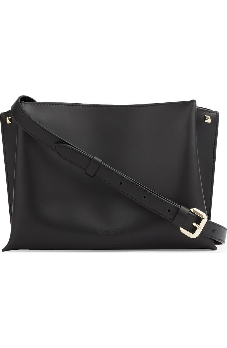 LK Bennett Evie Leather Crossbody Bag, Main, color,