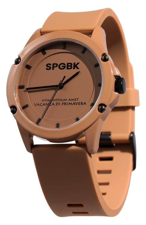 Sandhill Silicone Strap Watch, 42mm (Nordstrom Exclusive)