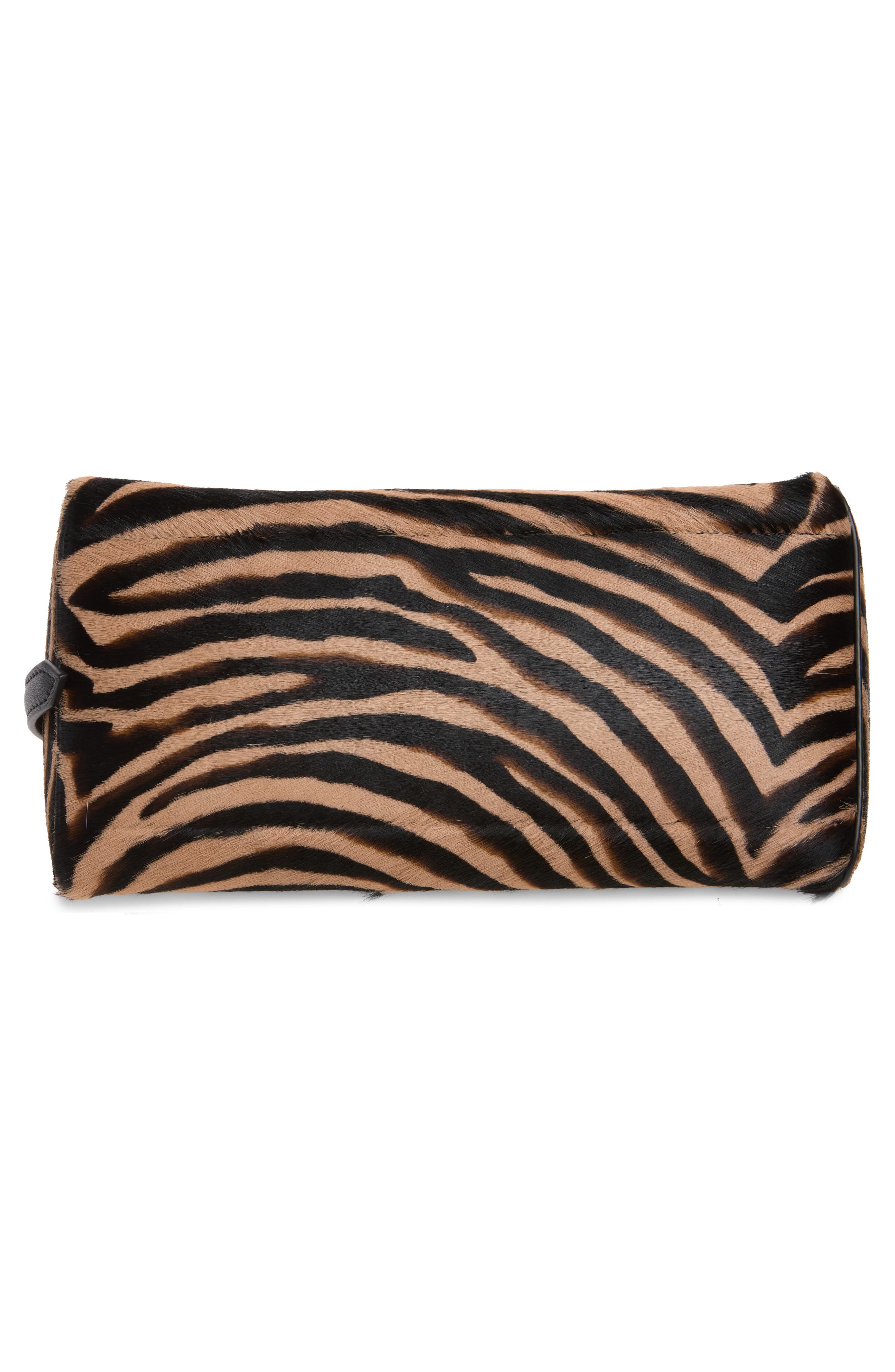 Prism Genuine Calf Hair Shoulder Bag, Alternate, color, TAN MULTI