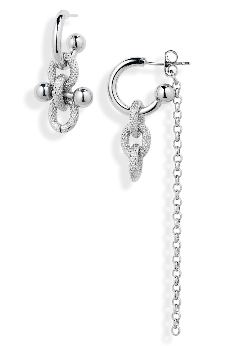 Justine Clenquet Blake Huggie Hoop Earrings, Main, color,