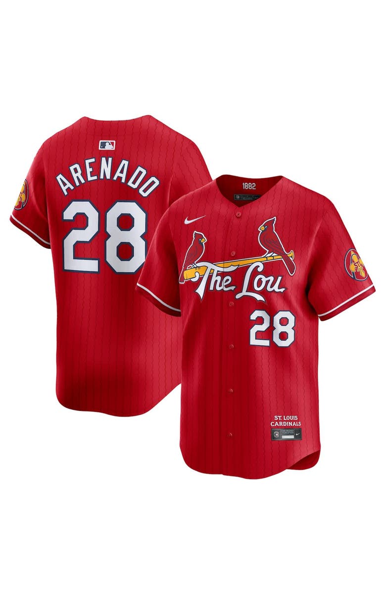 Nike Men's Nike Nolan Arenado Red St. Louis Cardinals City Connect Limited Jersey, Alternate, color, Red