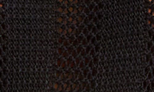 City Chic Sienna Open Stitch Sweater In Black