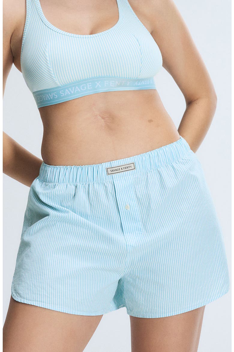 Kickback Casuals Pajama Boxers, Main, color, BEACHY BLUE LINE BY LINE