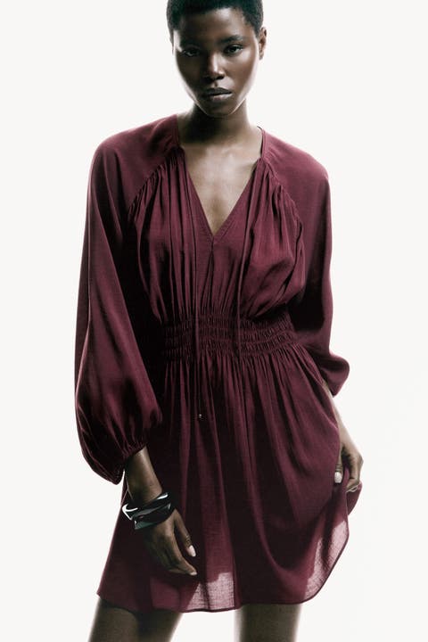 Oversized tunic dress