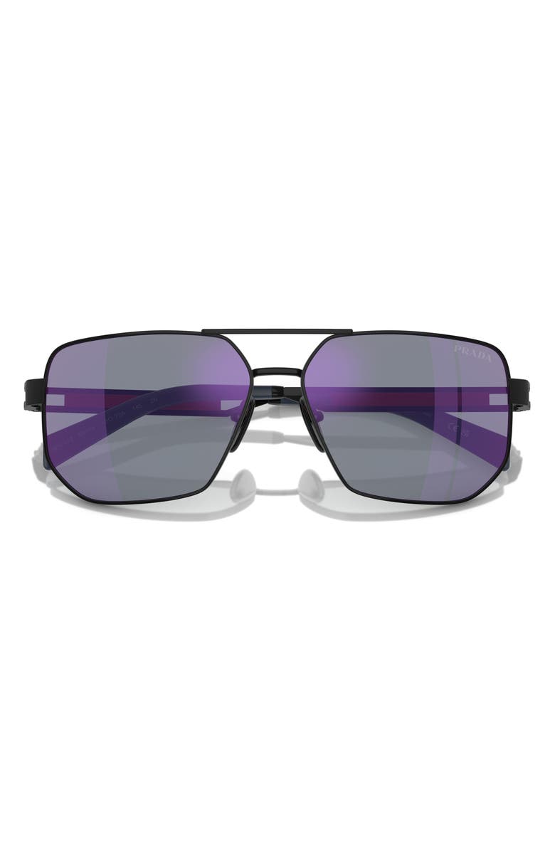 PRADA SPORT 59mm Pilot Sunglasses, Alternate, color, 