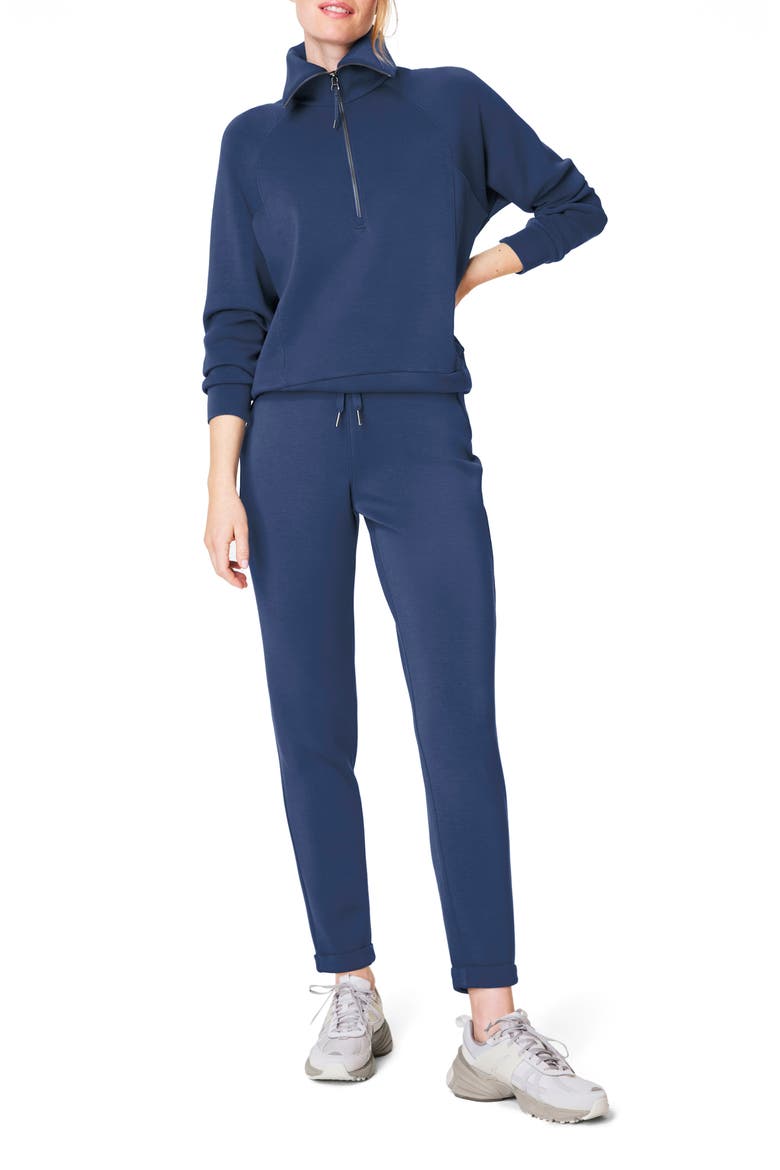 AirEssentials Half Zip Sweatshirt, Alternate, color, FADED INDIGO