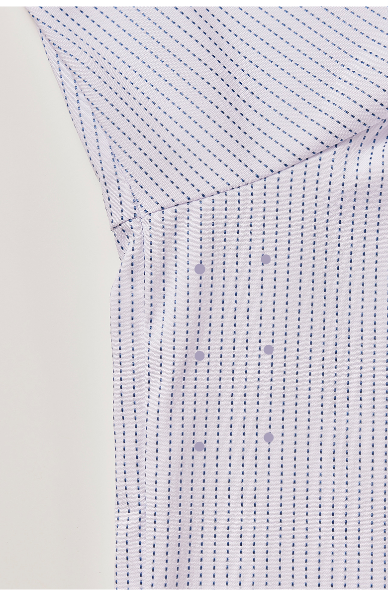 Regent Row Men's Big and Tall stanton shirt polo, Alternate, color, White-Blue-Stripe-62