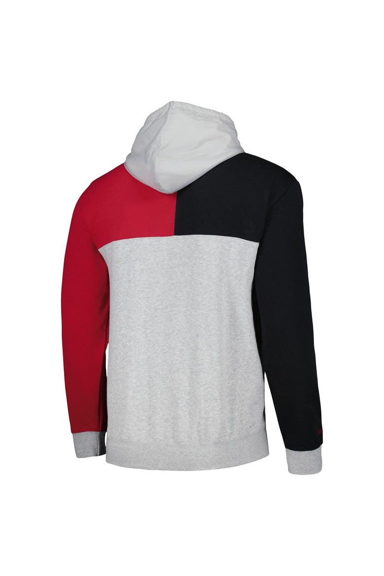 Men's Mitchell & Ness Gray Atlanta United FC Tie Breaker Pullover Hoodie, Alternate, color, Heather Gray