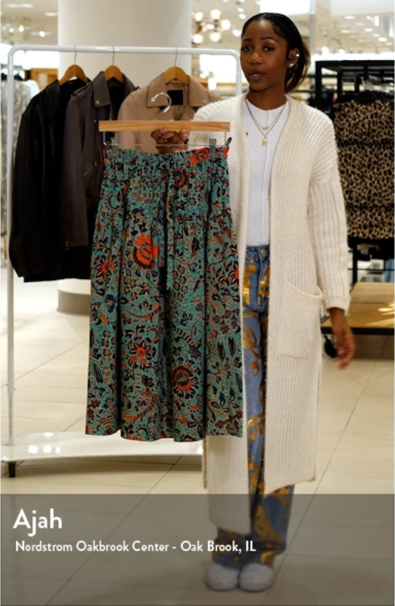 Fernanda Printed Tiered Skirt, sales video thumbnail
