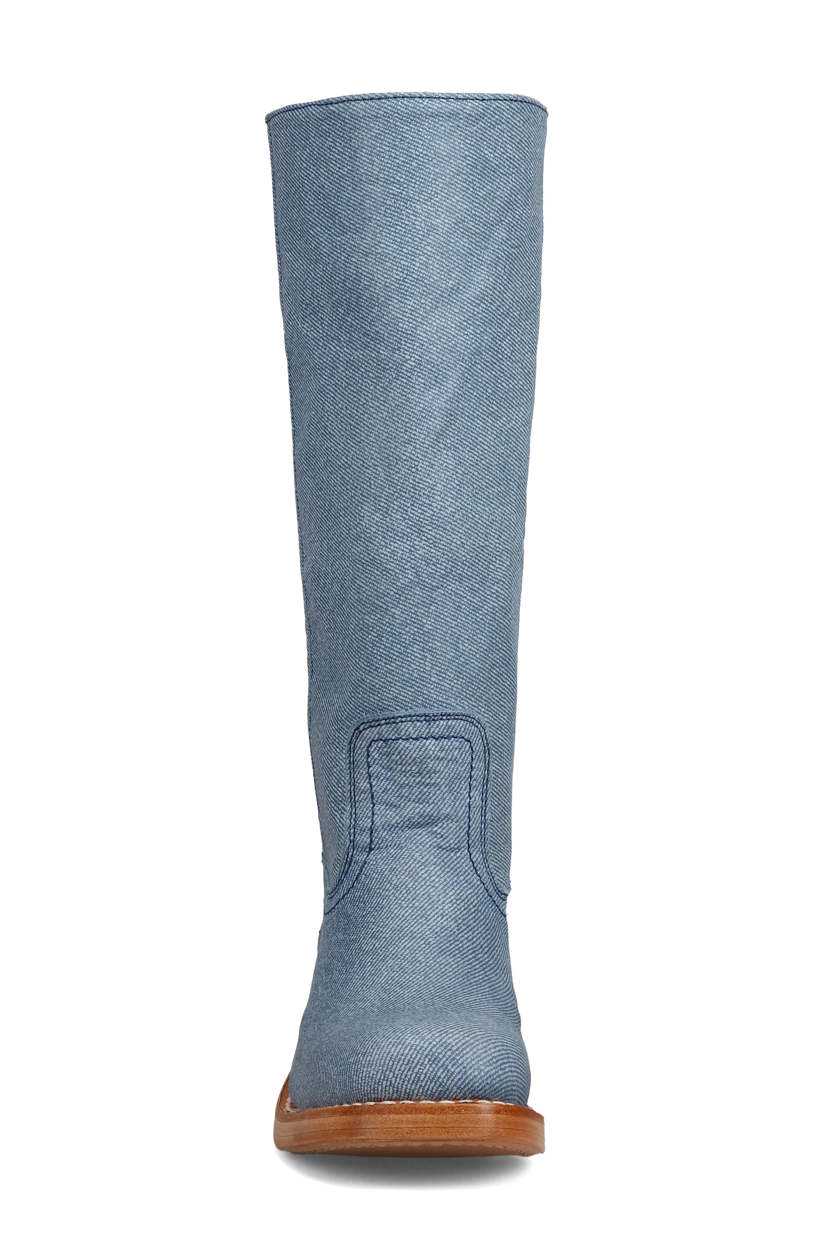 Campus Knee High Boot, Alternate, color, SKY BLUE