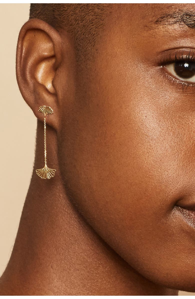 Oradina 14K Yellow Gold Carnevale Drop Earrings, Alternate, color, Yellow Gold