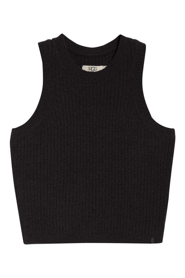 Elaenia Cozy Knit Lite Tank Sweater, Alternate, color, INK