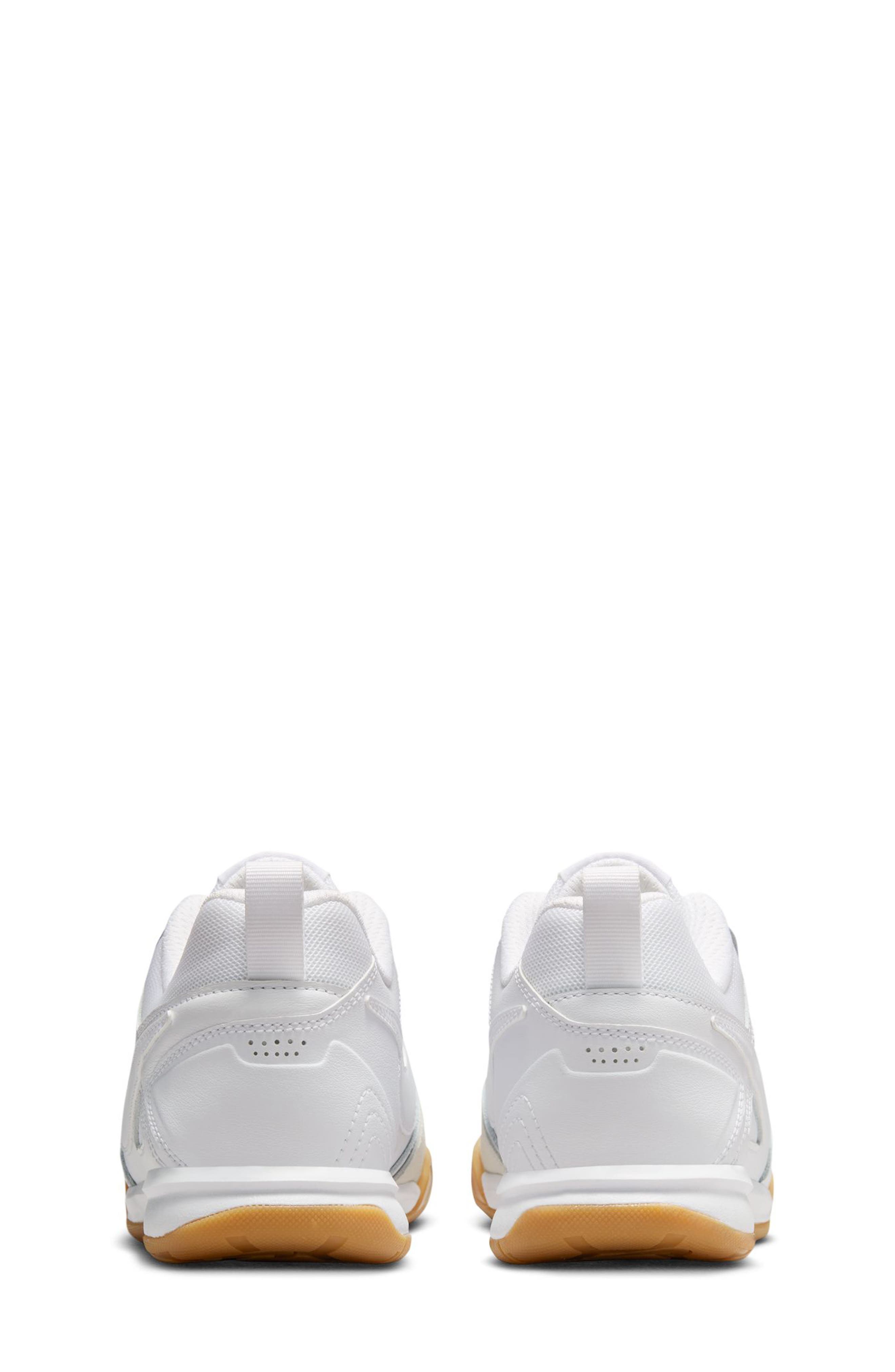 Gato Soccer Sneaker, Alternate, color, 101 WHITE/WHITE