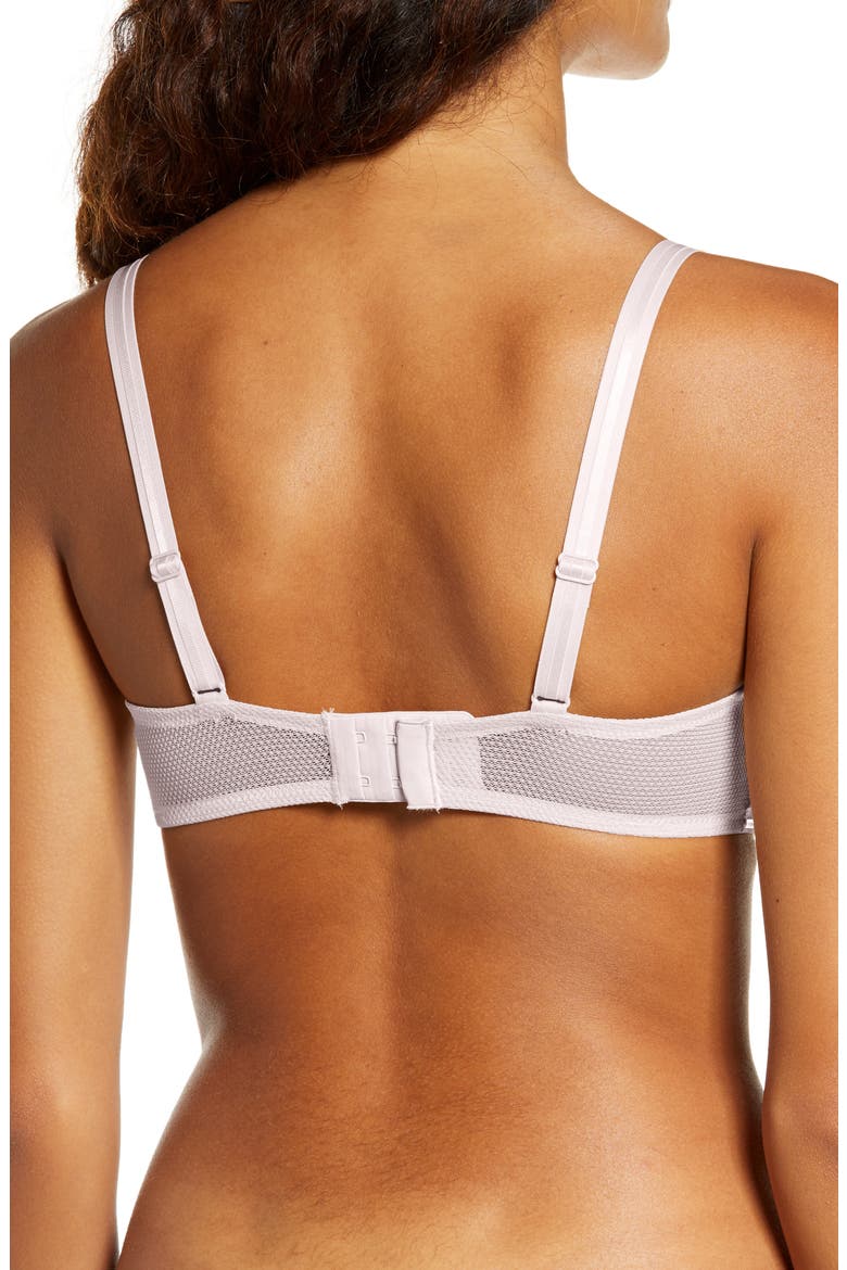 Day to Night Underwire Demi Bra, Alternate, color, WHITE