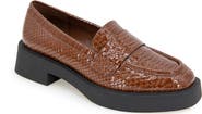 Reaction Kenneth Cole Surry Snakeskin Embossed Loafer