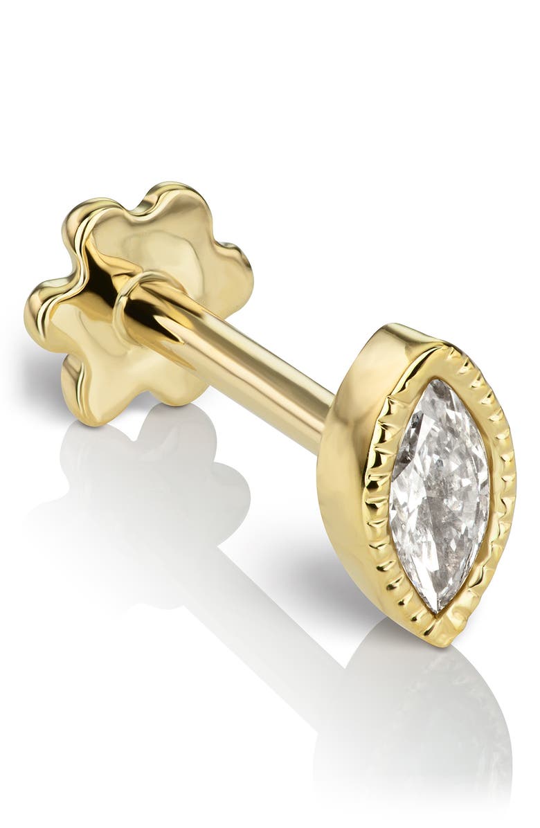 MARIA TASH Marquise Diamond Stud Earring, Main, color, 