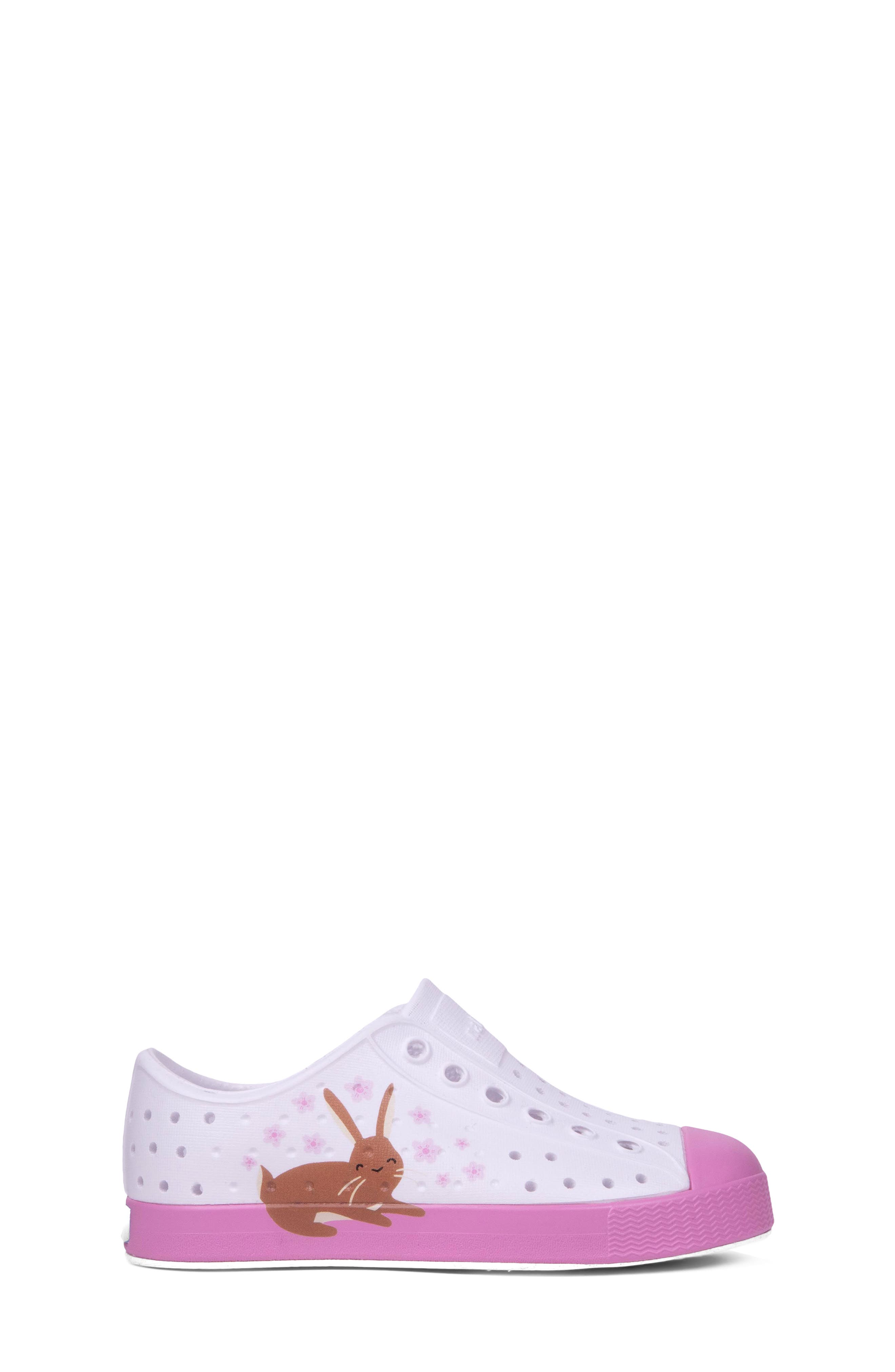 Native Shoes Jefferson Sugarlite Slip-On Sneaker, Alternate, color, White/ Mal Pink/ Bunny Block