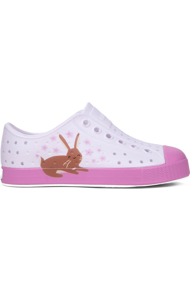 Native Shoes Jefferson Sugarlite Slip-On Sneaker, Alternate, color, White/ Mal Pink/ Bunny Block