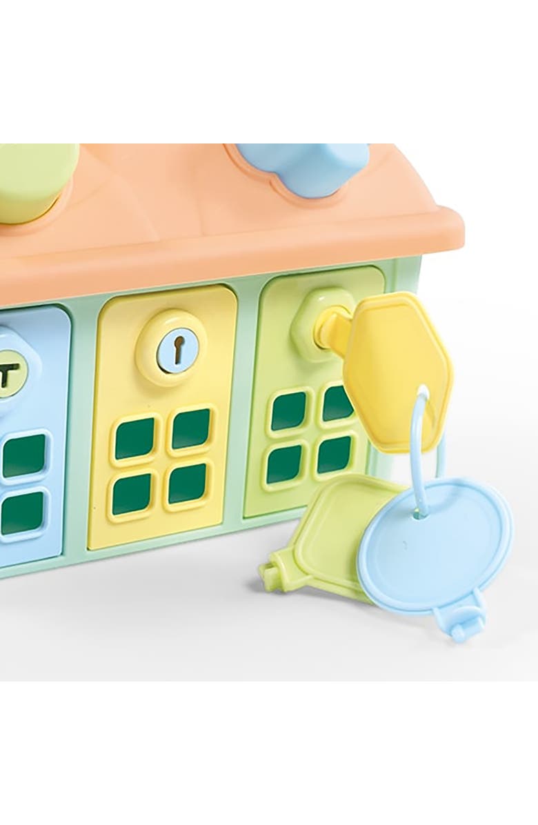 Dolu Shape Sorter, Sweet Cottage, 9 Piece Sort & Play Toy, Kids 12mo+, Alternate, color, Multicolored