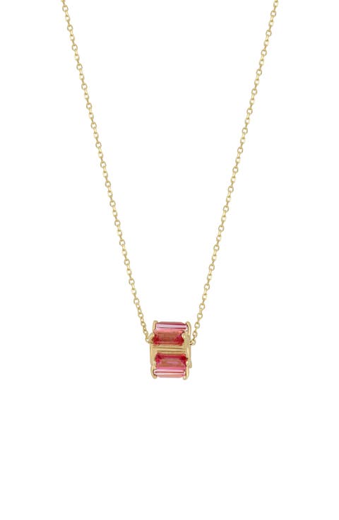 14K Gold Topaz Necklace (Trunk Show Exclusive)