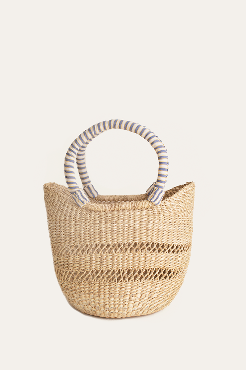 Indego Africa Bolga Tote In Beige
