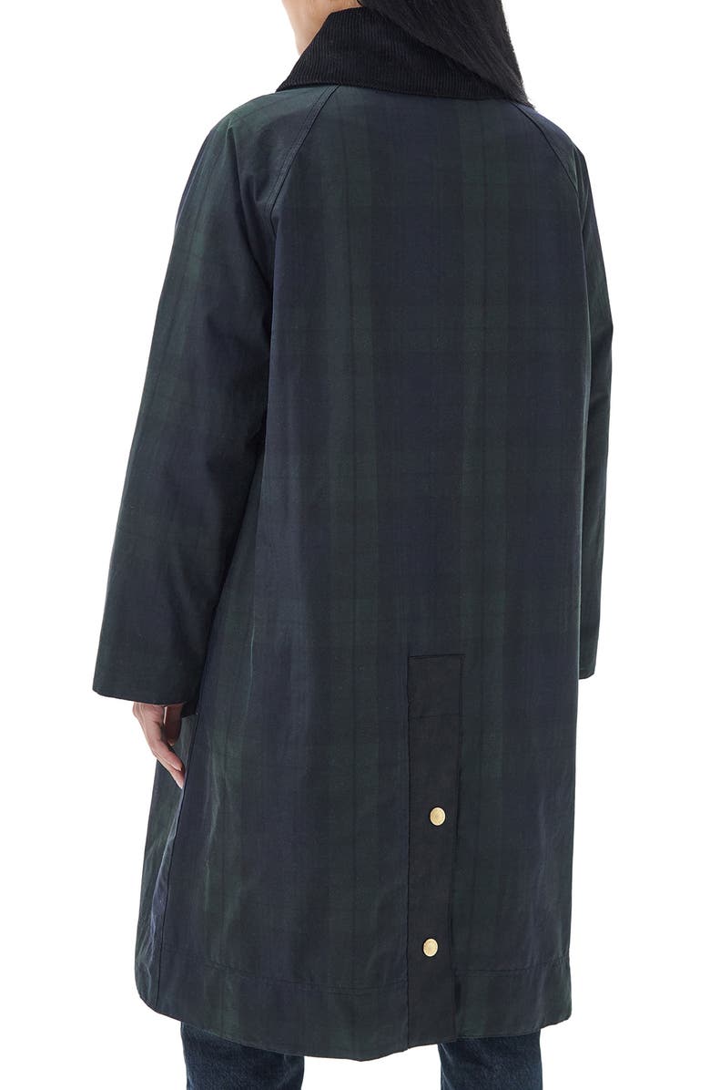 Barbour Printed Townfield Waxed Cotton Jacket, Alternate, color,