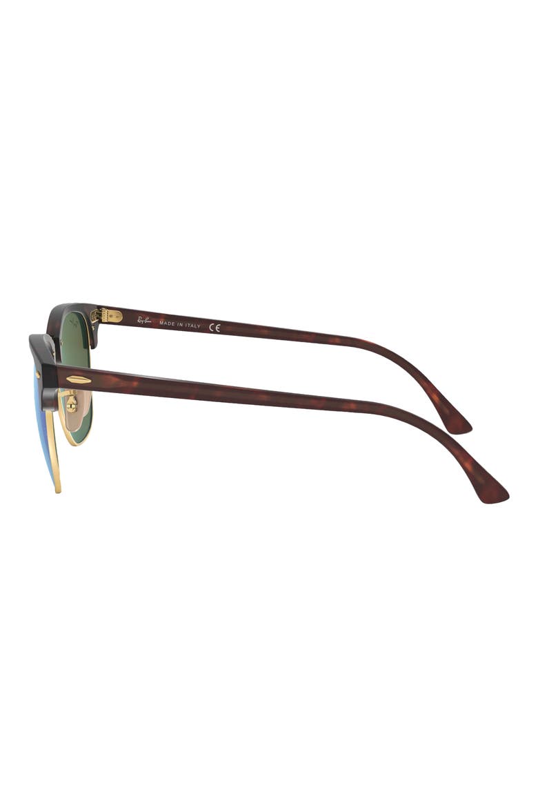 Standard Clubmaster Blue Light Blocking 51mm Sunglasses, Alternate, color, BLUE MIRROR