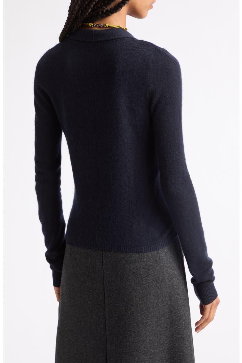 Shawl Collar Cashmere Cardigan, Alternate, color, NAVY