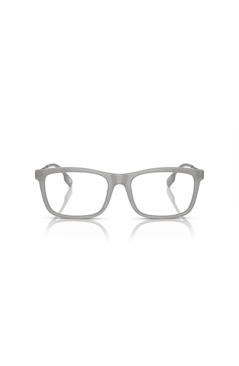 Burberry 53mm Rectangle optical glasses, Alternate, color, Grey