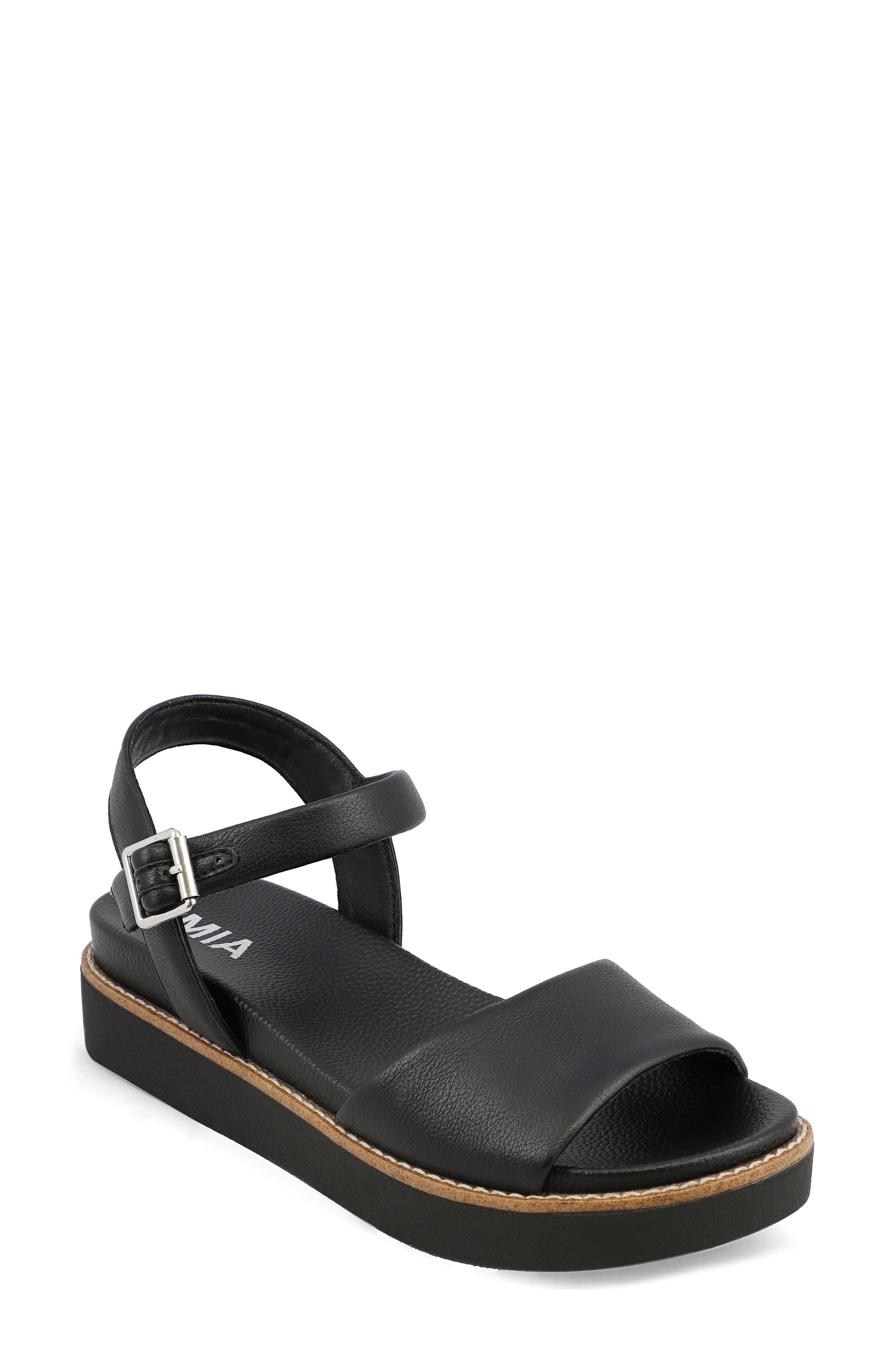 MIA Nari Ankle Strap Platform Sandal, Main, color, 