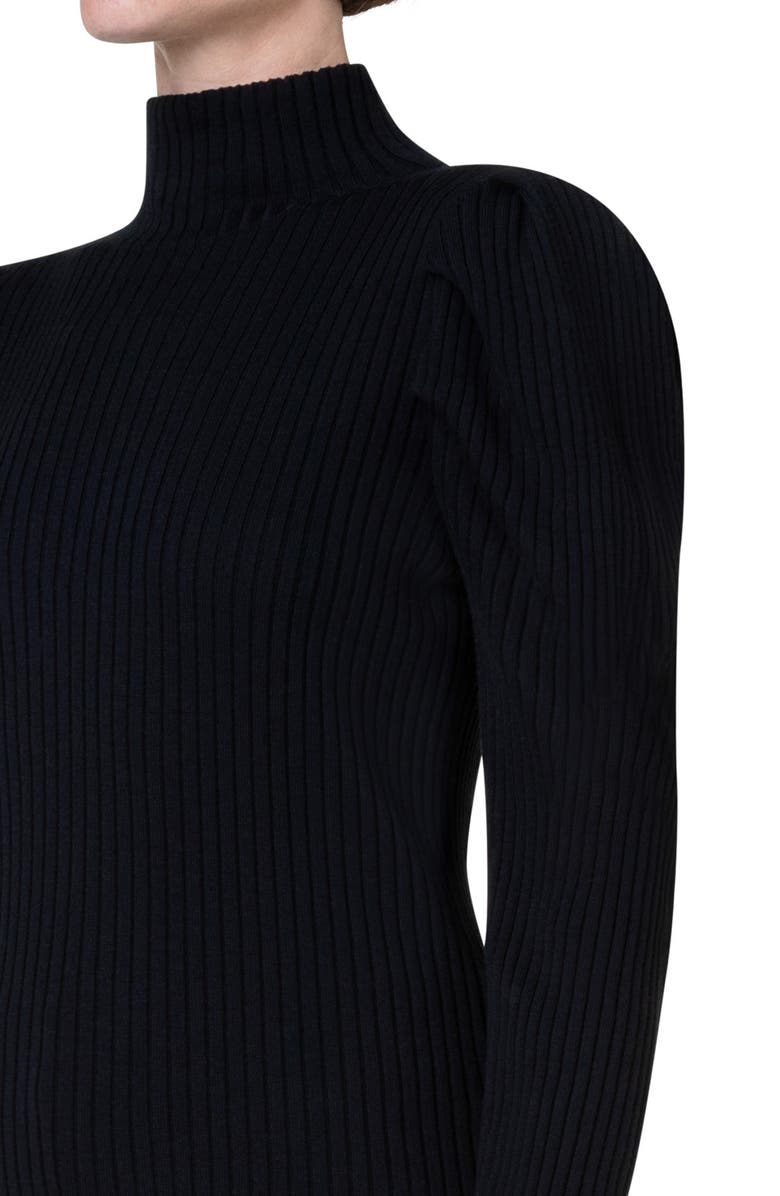 Akris punto Rib Virgin Merino Wool Sweater, Alternate, color,
