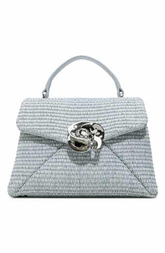 Poppy Rose 2.0 Straw Handheld Bag