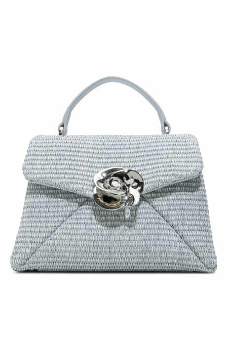 Poppy Rose 2.0 Straw Handheld Bag