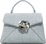 Ted Baker Poppy Rose 2.0 Straw Handheld Bag