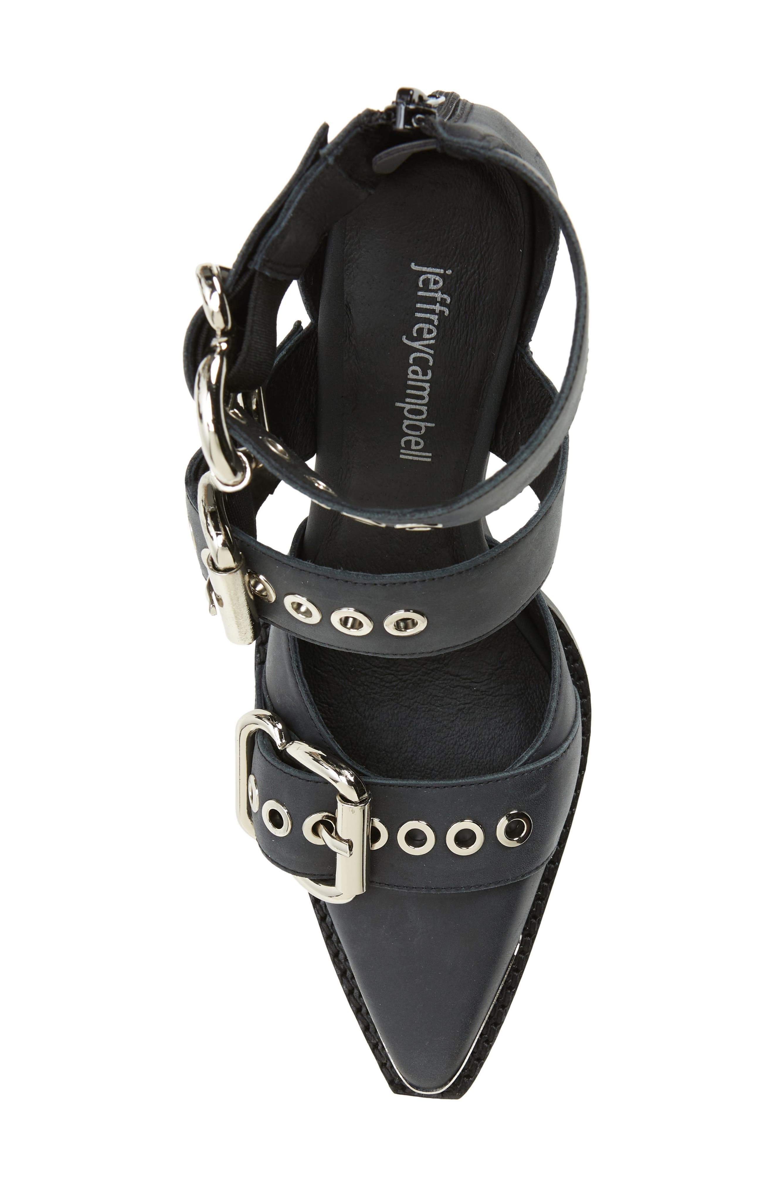 Jeffrey Campbell Emilia Buckle Cutout Boot, Alternate, color, 