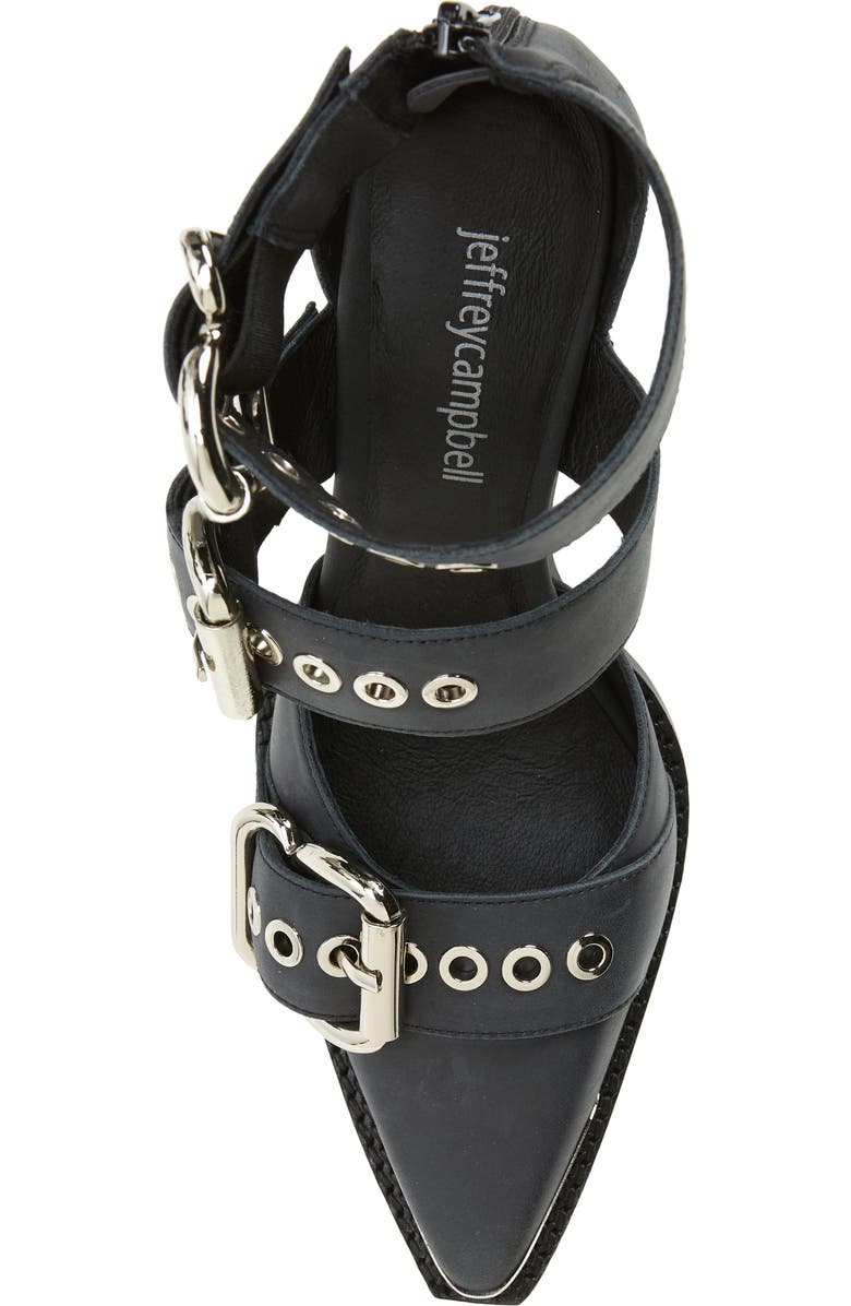 Jeffrey Campbell Emilia Buckle Cutout Boot, Alternate, color,